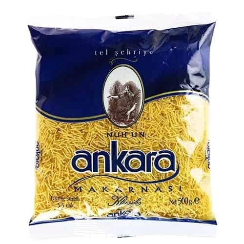 Ankara Makarna 500gr Tel Şehriye 20Li Koli ürün görseli 1