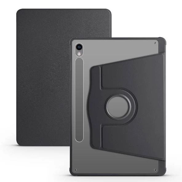 Gpack Samsung Galaxy Tab S9 SM-x710 Kılıf Standlı Katlanabilir Pu Silikon tf2 ürün görseli 1