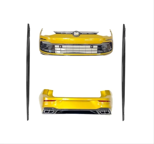 AUTOGP Vw golf 8 rline body kit tampon ve panjur seti full 2021+ ürün görseli 1