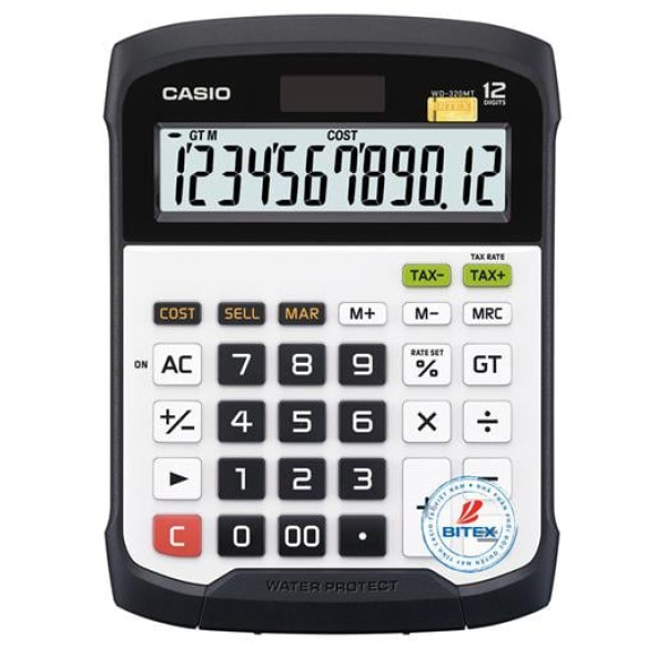 Casio WD-320MT Suya Toza Korumalı Hesap Makinesi ürün görseli 1