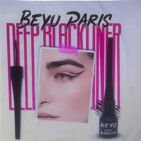 Beyu Deep Blacklıner(Fırçası ile göz çevresini renklendirmek için sürülür) ürün görseli 1