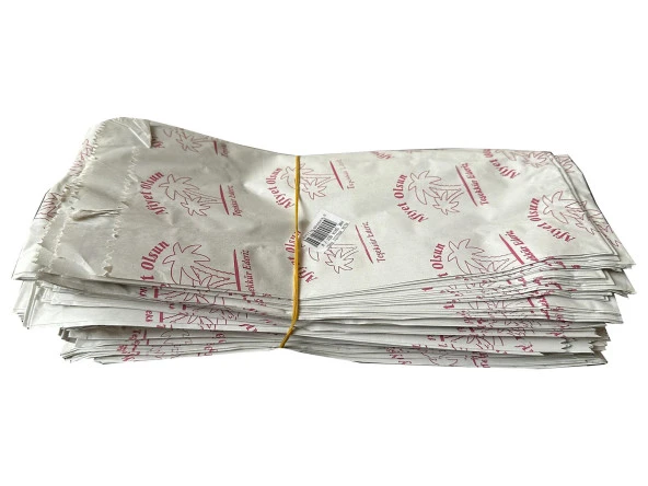 Afiyet Olsun Baskılı Körüklü Esmer Kağıt Kese Kağıdı - 15,5x30 Cm. - Ort. 95 Ad. - 1 Kg. - 5 Paket ürün görseli 1