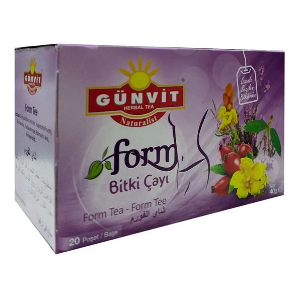 Günvit Form Karışık Bitki Çayı 20 Süzen Poşet - Resim 6