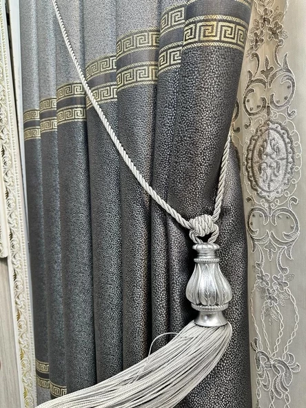 NİVEMESHOME GRİ SAÇAKLI TAVAN TOPLAMA BRAÇOL - Resim 4