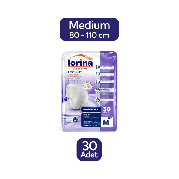 Lorina Külot Bez Medium 30 Adet ürün görseli 1