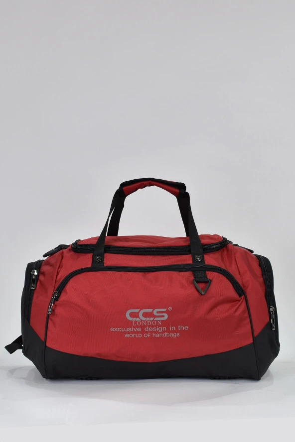 Elatae Ccs Orta Boy Unisex Çok Gözlü Spor Fitness Seyahat Çantası Kırmızı 31413 ürün görseli 1