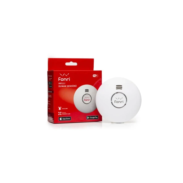 FONRI WF3-AL1-0304-01 WIFI KABLOSUZ GS558D-H04 AKILLI DUMAN SENSÖRÜ ürün görseli 1