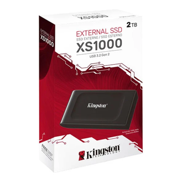 KINGSTON KINGST 2TB Tasinabilir SSD SXS1000/2000G ürün görseli 1