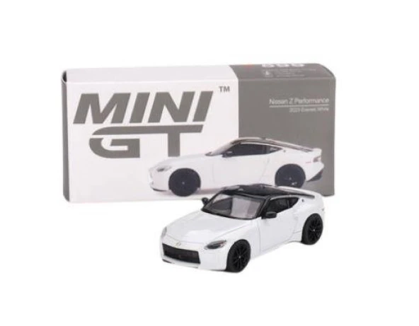 Mini Gt 599 Nissan Z Performance 2023 Everest White LHD Model Araba ürün görseli 1