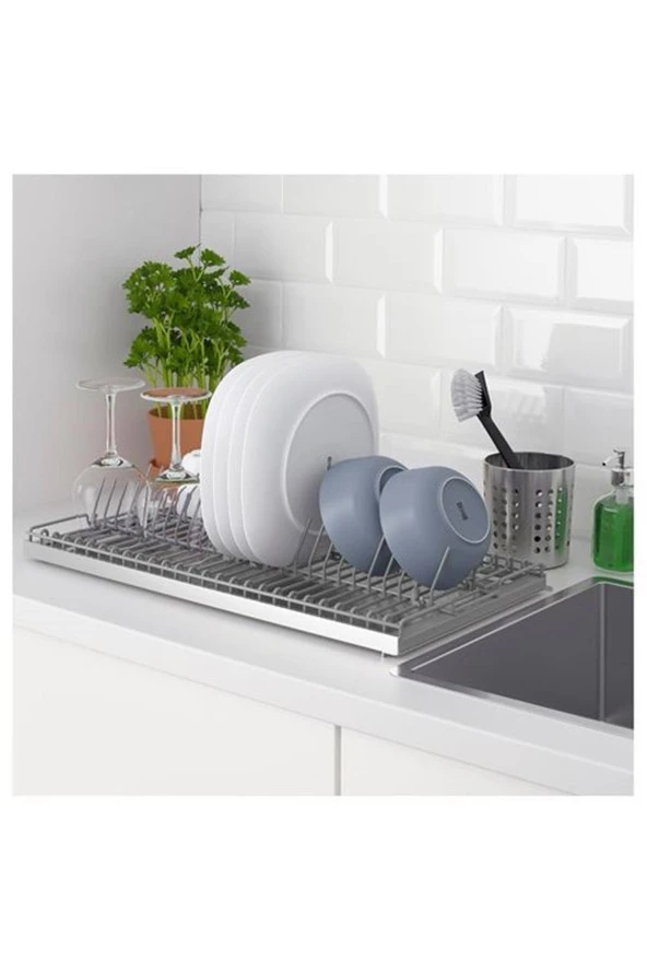 Metal Bulaşıklık Kungsfors Bulaşıklık 60 Cm Galvanizli Paslanmaz Çelik Profesyonel ürün görseli 1