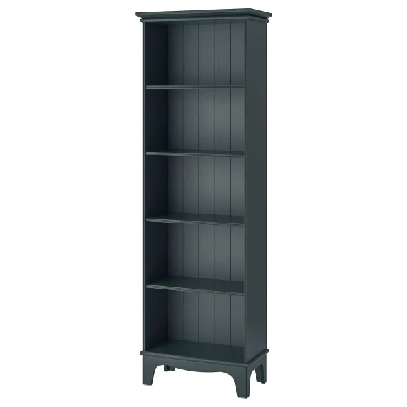 LOMMARP Açık Kitaplık MeridyenDukkan Koyu Mavi-Yeşil Renk 65x199 cm Ev-Ofis Düzenleyici Raf ürün görseli 1