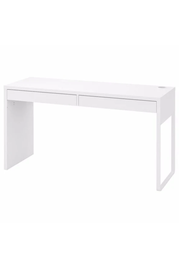 Mıcke Çalışma Masası, Beyaz Renk 142x50 cm Çalışma Ünitesi Ev-Ofis ürün görseli 1