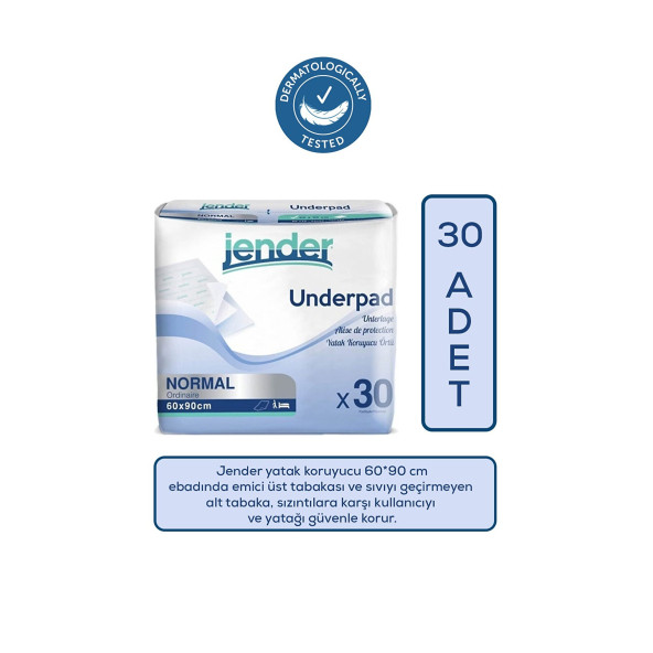Jender Yatak Koruyucu Örtü 60/90 Cm 30 Adet ürün görseli 1
