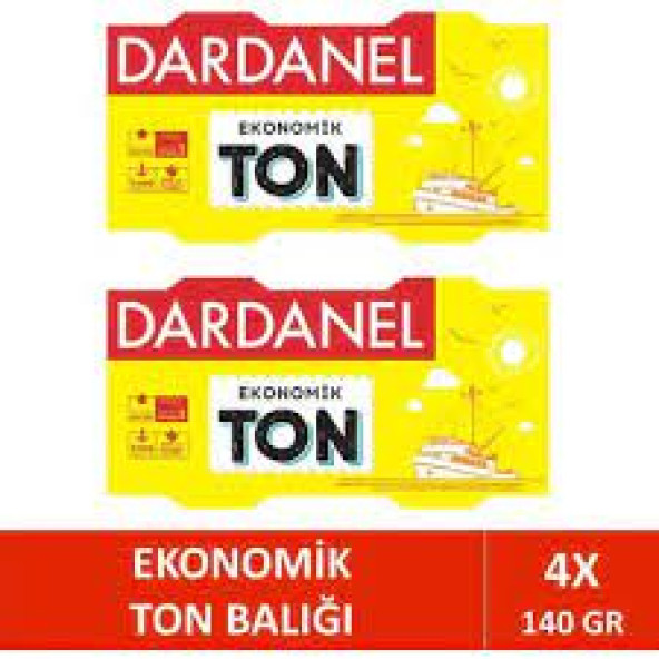 Dardanel Ekonomik Ton Balığı 4 x 140 G ürün görseli 1