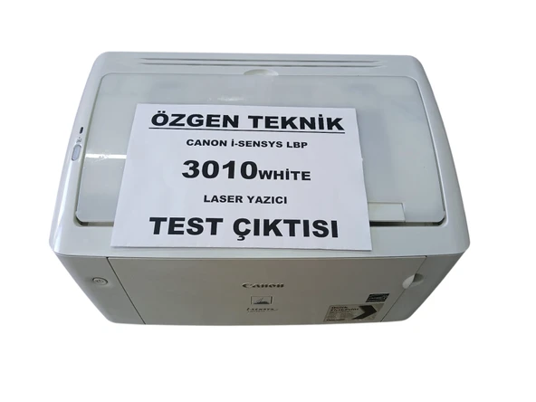 canon i-sensys lbp 3010 white yazıcı(ÇALIŞIR,SORUNSUZ,İKİNCİEL) ürün görseli 1