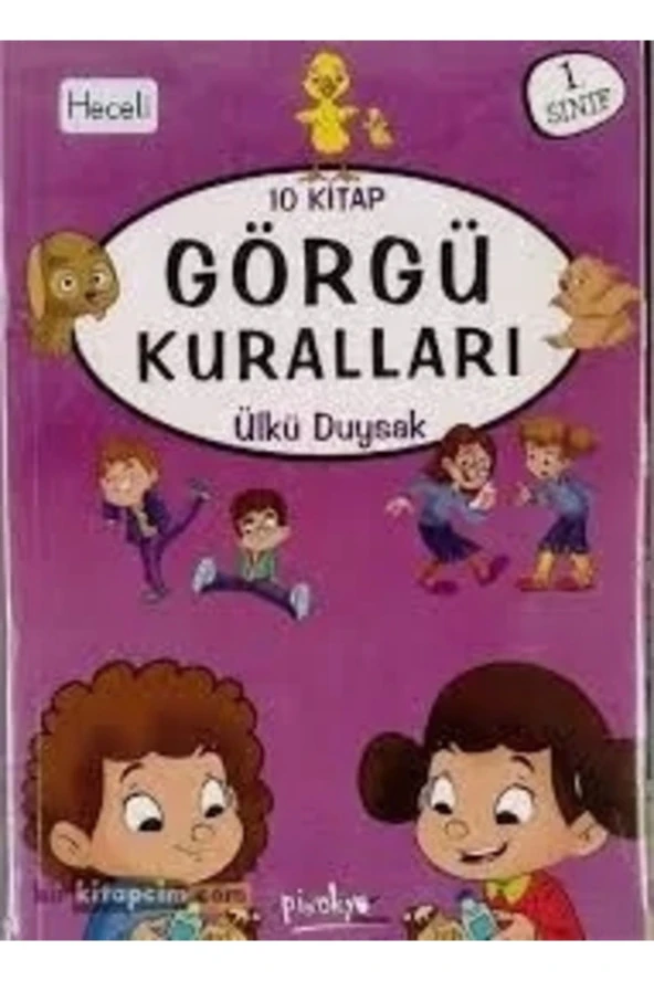 Görgü Kuralları 1.sınıf 10lu Heceli ürün görseli 1