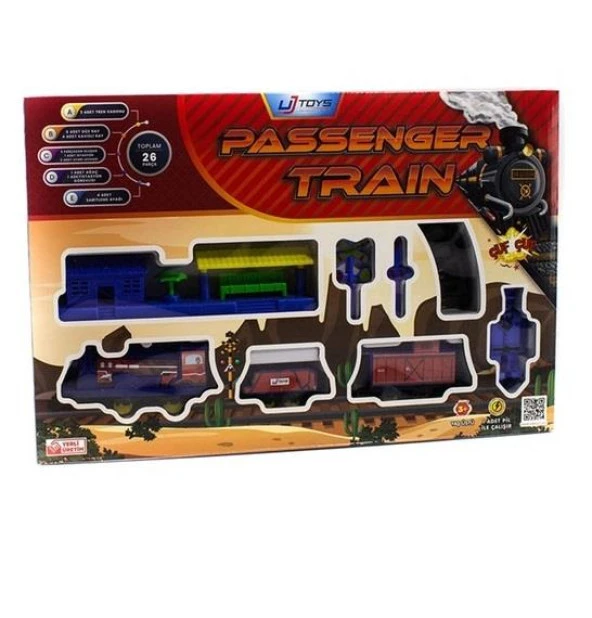 Zhltoys 26 Parçalı Pilli Tren Seti - Resim 3