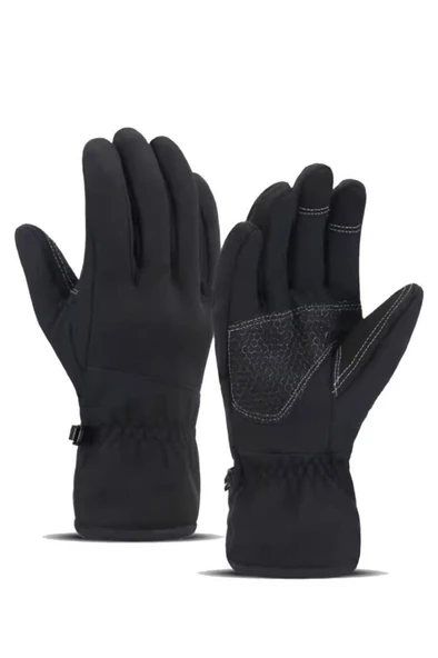 Single Sword Softshell Soğuk, Rüzgar ve Su Geçirmez Dokunmatik Eldiven, Motosiklet ve Taktik Eldiven ürün görseli 1