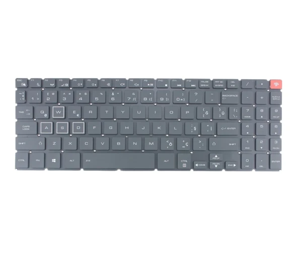 Casper Excalibur G900.1075-D670X Notebook Klavyesi Siyah TR (RGB) ürün görseli 1