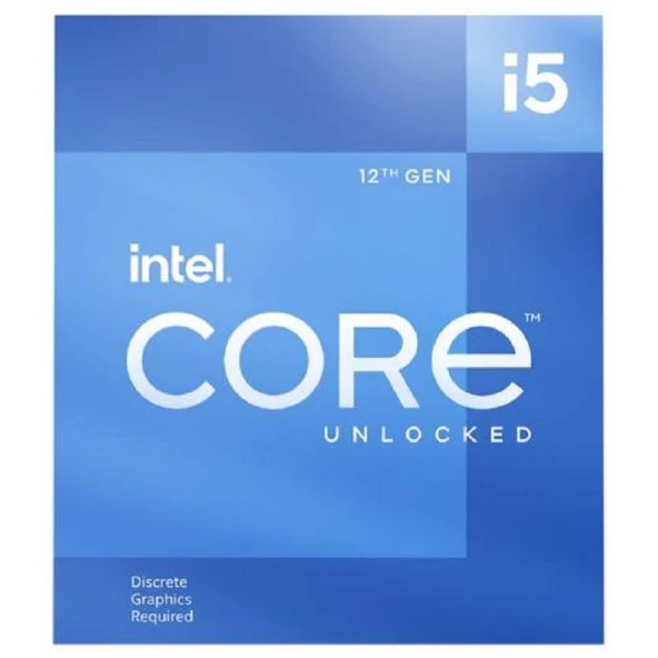 Intel i5-12400F 2.5 GHz 4.4 GHz 18MB LGA1700P - FANLI ürün görseli 1