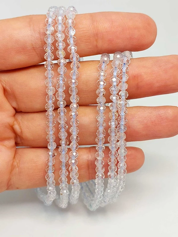 Topaz Taşı Faset Kesim Dizi 3mm ürün görseli 1