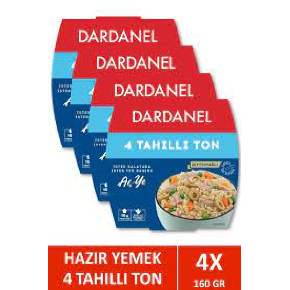 Dardanel 4 Tahıllı Ton 160 gr X 4 Adet ürün görseli 1