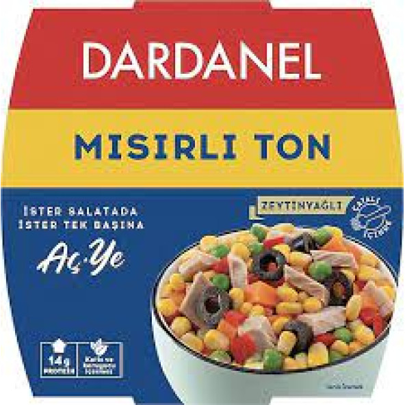 Dardanel Mısırlı ton 160 gr ürün görseli 1
