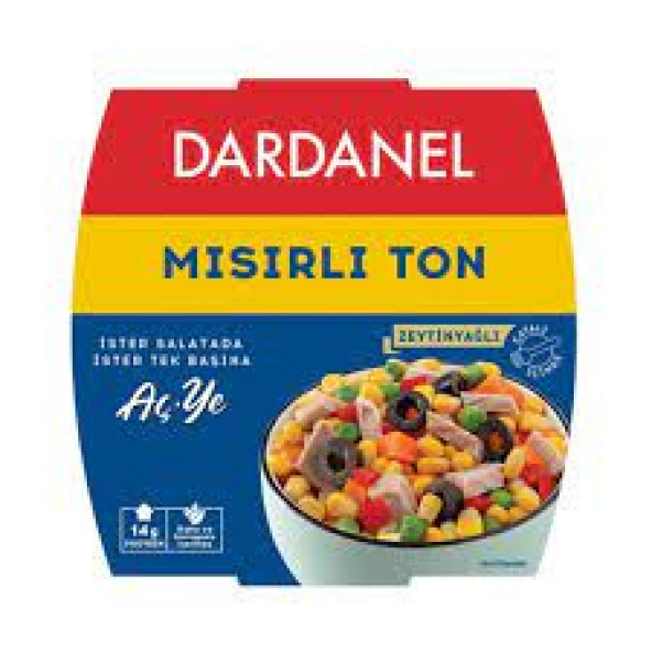 Dardanel Mısırlı ton 160 gr - Resim 2