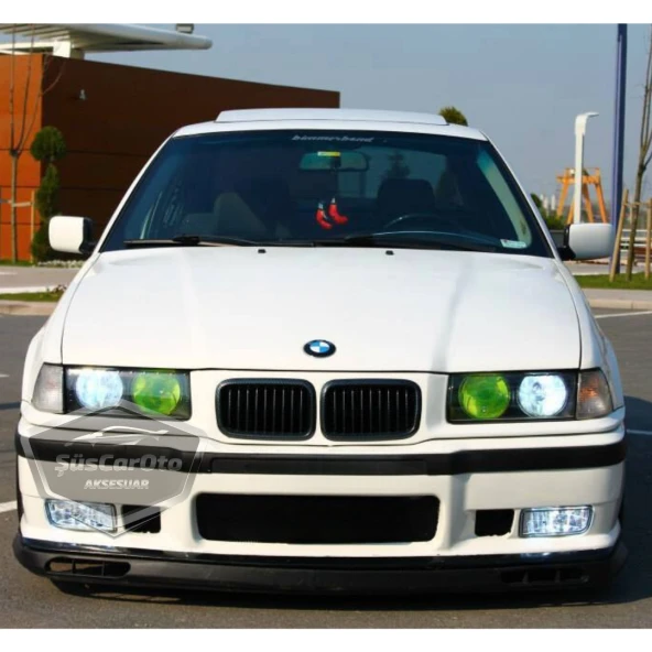 BMW 3 Serisi E36 1990-2000 Uyumlu Üniversal Laguna Lip Esnek Ön Lip 2 Parça Tampon Altı Dil Karlık Ön Ek ürün görseli 1