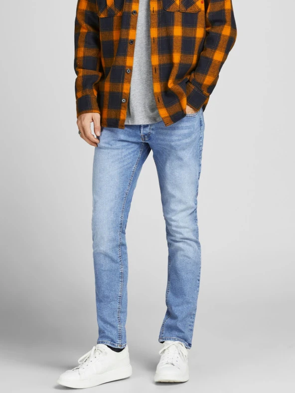 JACK JONES Glenn Model Slim Fit Erkek Kot Pantolon 12203510 ürün görseli 1