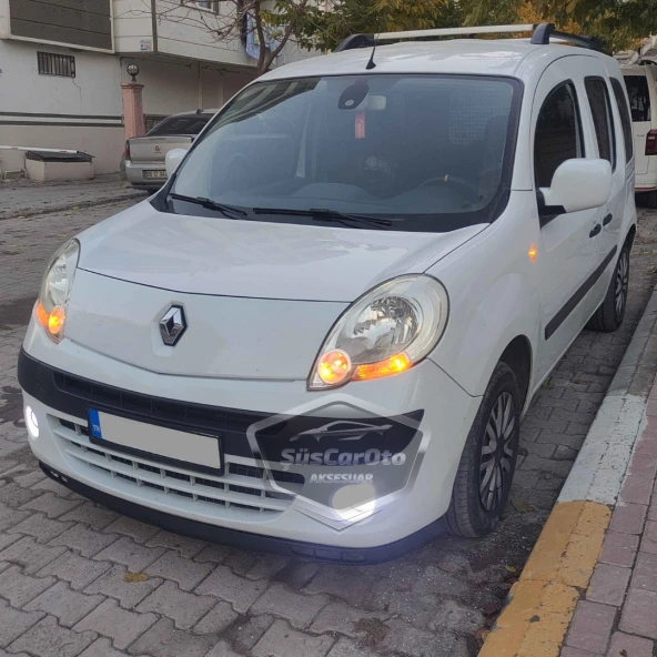 Renault Kangoo 2 2008-2021 Uyumlu Üniversal Laguna Lip Esnek Ön Lip 2 Parça Tampon Altı Dil Karlık Ön Ek ürün görseli 1