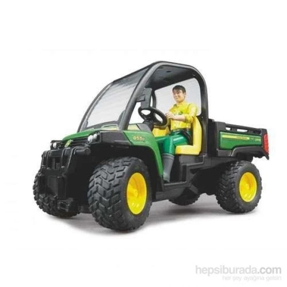 Bruder John Deere Gator 855D & Bworld Adam 02490 ürün görseli 1