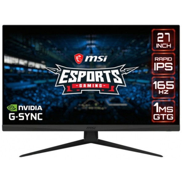 MSI Optix G273QF 27" 165Hz 1ms (2xHDMI+Display) G-Sync Compatible WQHD Rapid IPS Oyuncu Monitör ürün görseli 1