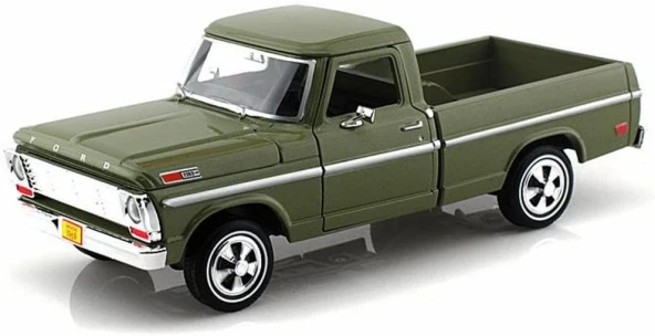 Motormax 1969 Ford PickUp F-100 Yeşil Model Araba ürün görseli 1