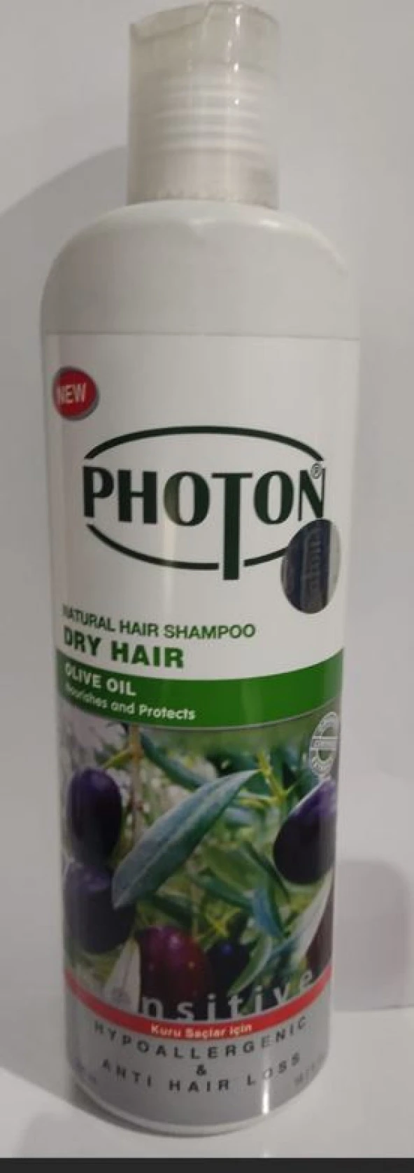 PHOTON ŞAMPUAN ZEYTİN YAĞLI 500ML-KURU SAÇ ürün görseli 1