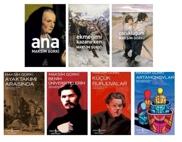 Maksim Gorki Seti (7 Kitap) ürün görseli 1