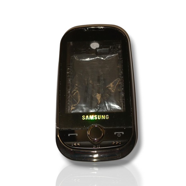 Samsung M5650 Kasa Samsung Galaxy M5650 Uyumlu Siyah Renk Orta Kasa Ön Arka Kapak Tuş Takımı ürün görseli 1