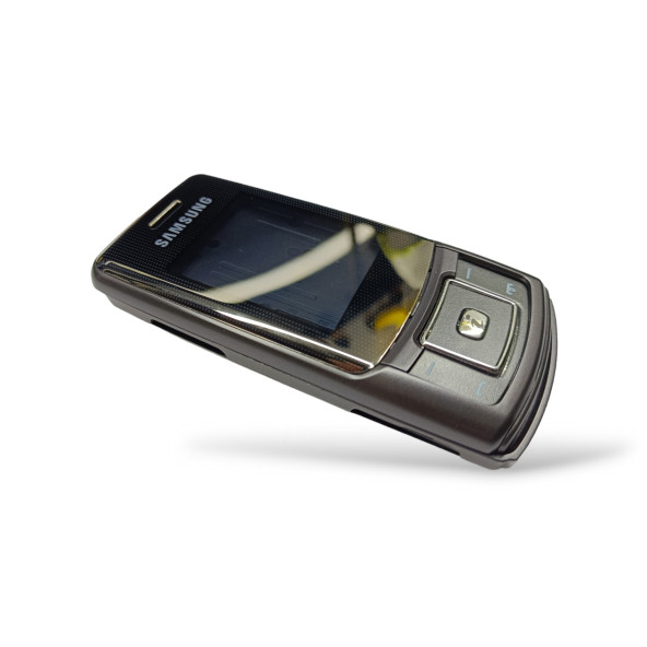 Samsung M620 Kasa Samsung Galaxy M620 Uyumlu Siyah Renk Orta Kasa Ön Arka Kapak Tuş Takımı ürün görseli 1