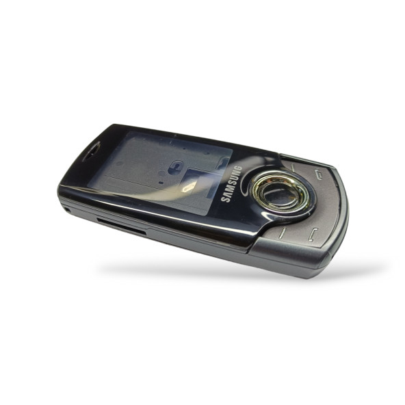 Samsung S3100 Kasa Samsung Galaxy S3100 Uyumlu Siyah Renk Orta Kasa Ön Arka Kapak Tuş Takımı ürün görseli 1