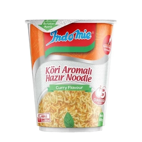 Indomıe Bardak Körili Noodle 60 Gr ürün görseli 1