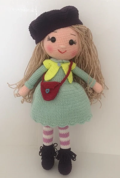 Mina Bebek Amigurumi Organik Oyuncak ürün görseli 1