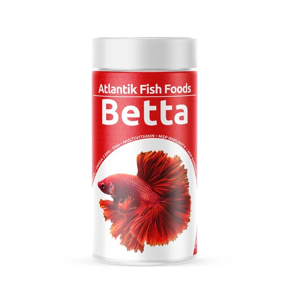 Atlantik Betta Granulat 100 Ml Balık Yemi ürün görseli 1
