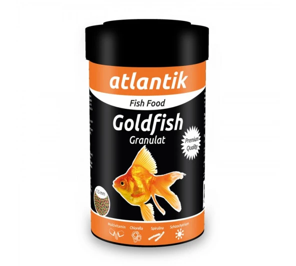 Atlantik Gold Fish Granulat 100 Ml Balık Yemi ürün görseli 1