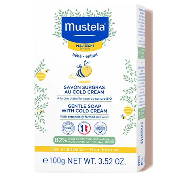 Mustela Mild Rich Soap With Cold Cream 100gr Sabun Tekli ürün görseli 1