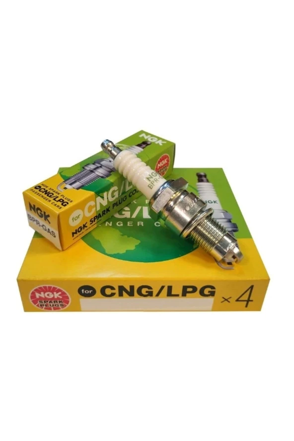 NGK  7988 Ateşleme Lpg Buji Takımı 4 Adet Cng/lpg Bpr-gas ürün görseli 1