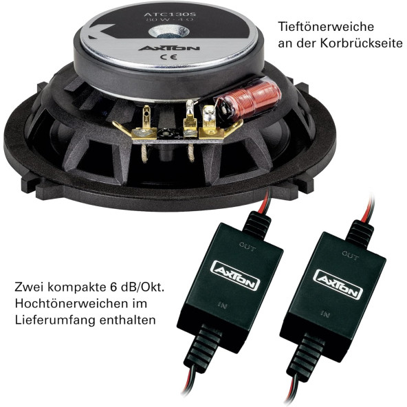 AXTON ATC-130S 13cm Oto Hoparlör - Resim 4