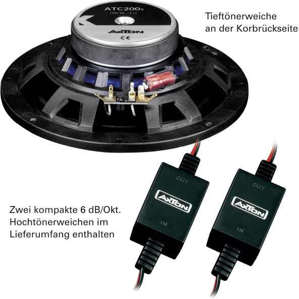 Axton ATC-200S    20cm Oto Hoparlör - Resim 4