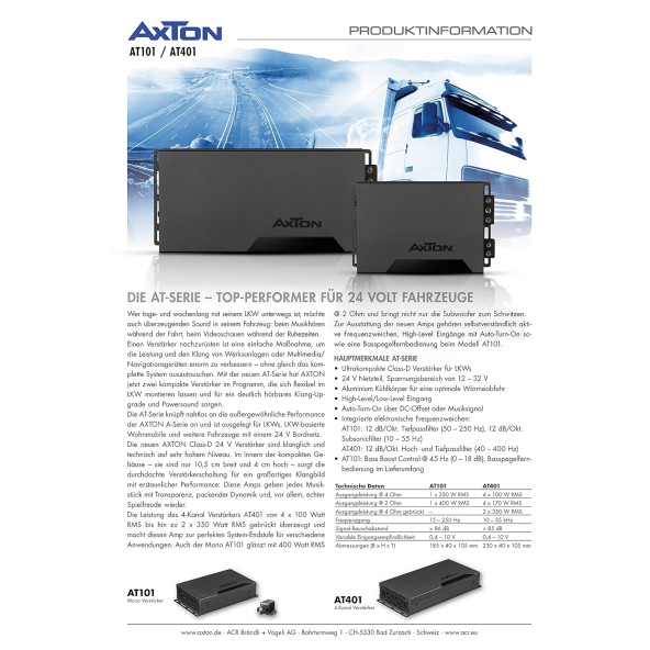 Axton AT-101   Amplifier - Resim 4