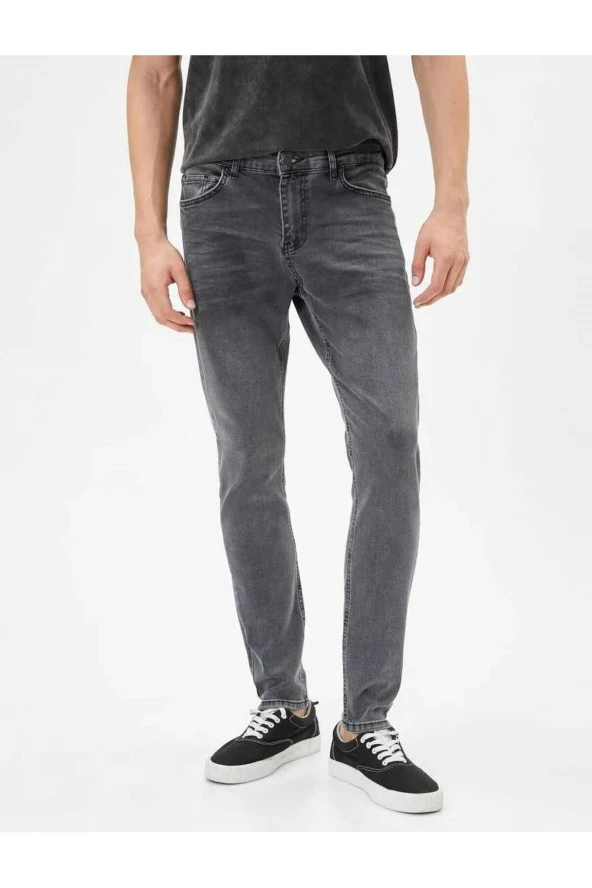 Skinny Fit Kot Pantolon - Michael Jean ürün görseli 1