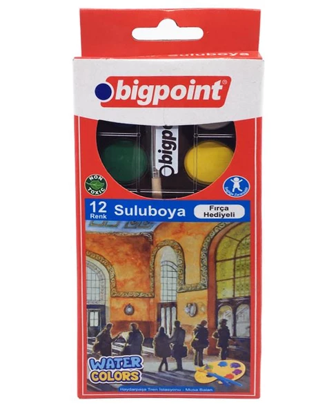 Bigpoint 12li Sulu Boya Seti ürün görseli 1